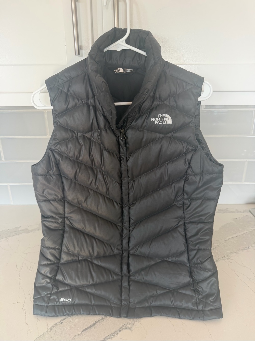 The North Face Women's Black Quilted Down Vest